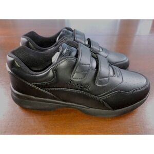 Propet Tour Walker Strap Sneaker Shoes Black Women 10 (AA) NEW